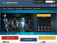 Tablet Screenshot of gamesclan.net